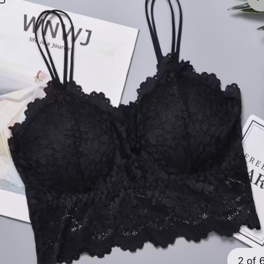 Black bralette